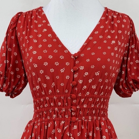 Madewell Sophia Mini Dress in Bandana Flower xs - Picture 6 of 9